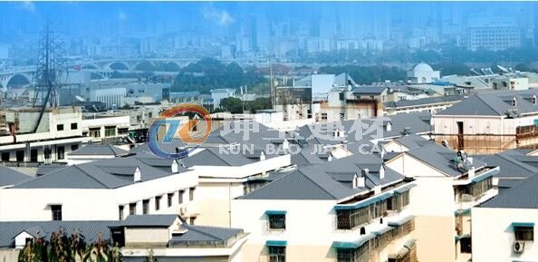 合成樹脂瓦質輕承載力強,是平改坡的理想選擇